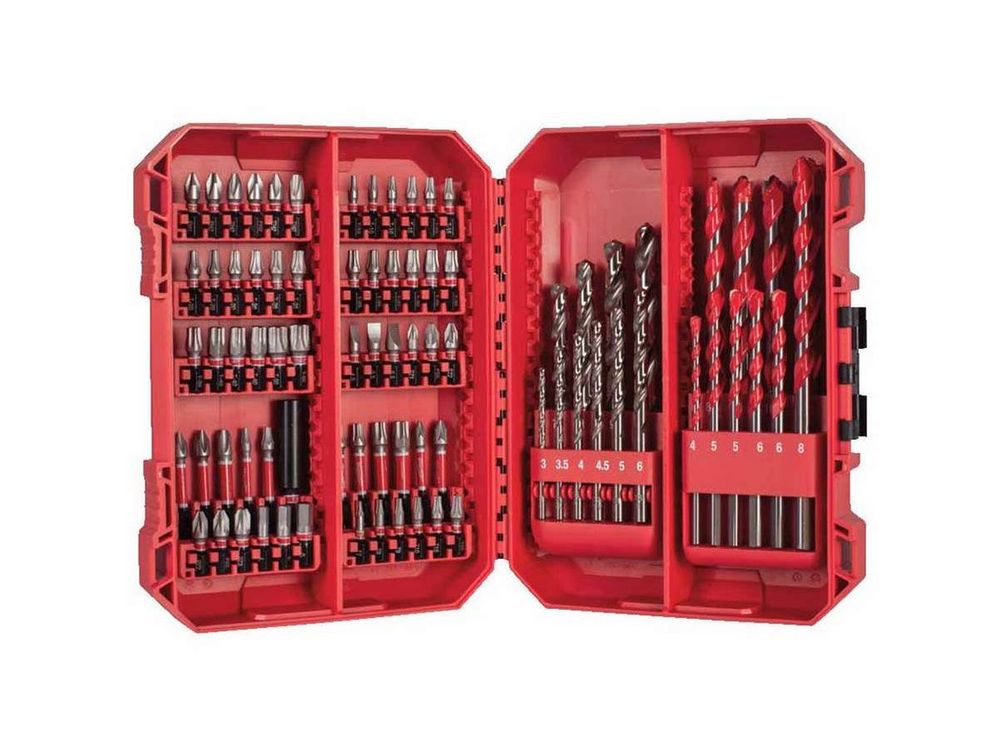 Set biti si burghie Impact Duty Milwaukee Gen 4 SHOCKWAVE, 80 piese, 4932501309