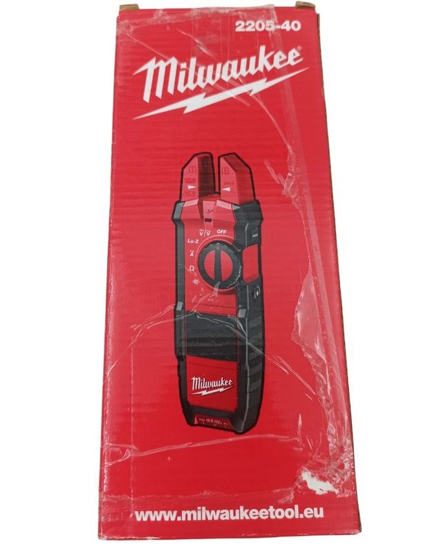 [RESIGILAT] Aparat de masura cu falci, Milwaukee, TRMS, CAT III 1000V/CAT IV 600V, LED, tester electric, 2 baterii AA, IP64, 4933416972-R1