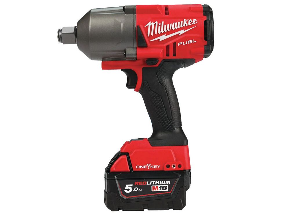 Cheie de impact M18 FUEL Milwaukee, cu acumulator si incarcator, 750 rpm, 2034Nm, 4933459730
