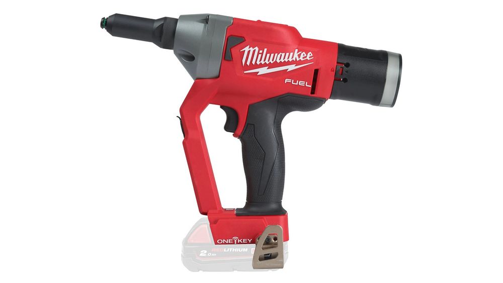 Pistol de nituit Milwaukee M18 FUEL, putere tragere 20.000N, diametru nituri 4.8-7.0mm, tehnologie One Key, 4933478601