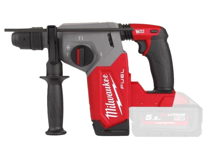 Ciocan rotopercutor Milwaukee M18 FHX-0X SDS-PLUS26mm, 2.5J, 4800 BPM, 1330 RPM, motor fara perii, mandrina 13mm, autostop, 4933478888