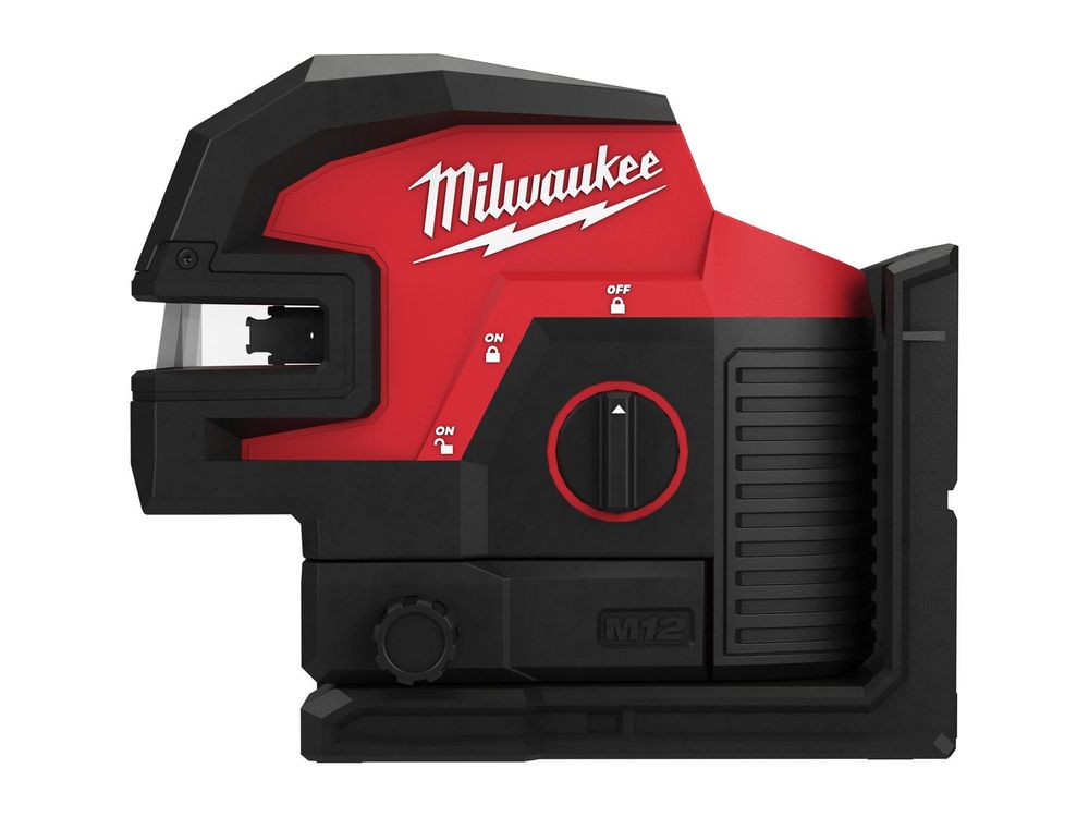 Nivela laser Milwaukee M12 CLL4P-0C, 100m, IP54, 360 grade, autonomie 9 ore, cutie transport, 4933479202