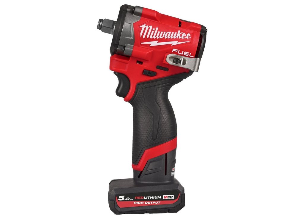Cheie de impact Milwaukee M12 FCIWF12G3-502X, 2x acumulatori, incarcator, cutie, 542Nm, 3000RPM, motor fara perii, 4933493455