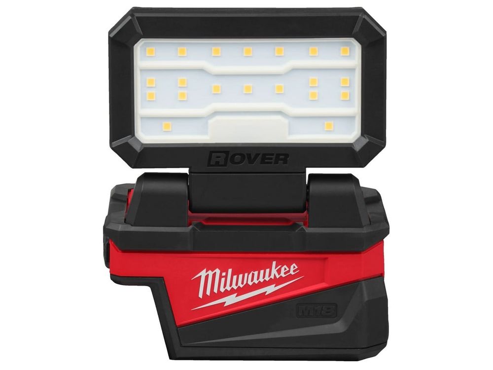 Lampa compacta pivotanta Milwaukee M18 ALIS-0, tehnologie TrueView, 1000 lumeni, 110h functionare, USB A, USB C, IP20, 4933498148