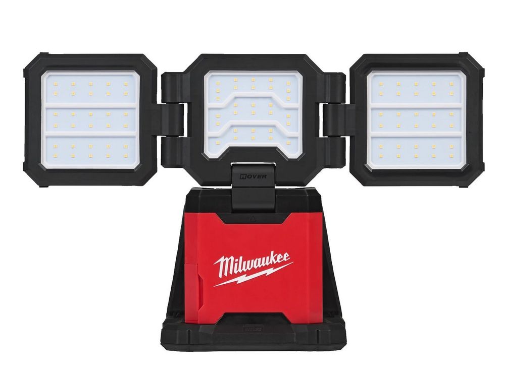 Proiector multidirectional Milwaukee M18 MDTL-0, 4500 lumeni, 3 capete de lumina, baza magnetica, maner transport, rezistent la impact, IP20, 4933498149