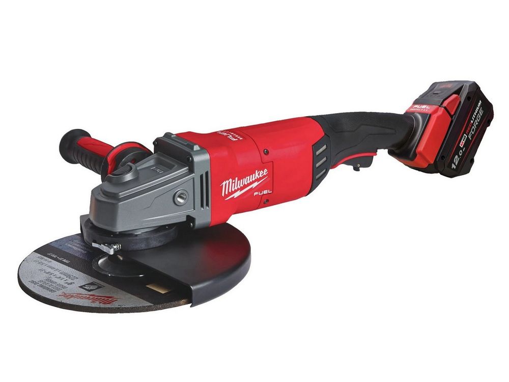 Polizor unghiular Milwaukee M18 FLAG230XPDB-121C, 230mm, Fixtec, comutator tip clapeta, acumulator, incarcator, cutie, 4933499241