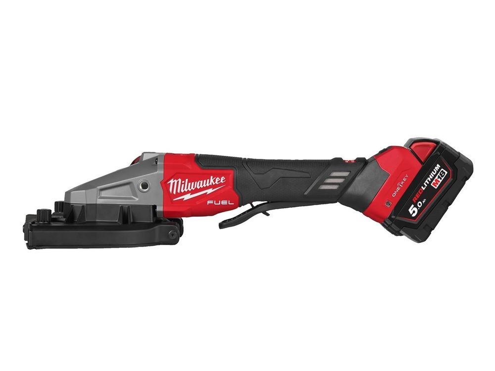 Masina taiat fier beton Milwaukee M18 FRBC032-502X, 2x acumulatori, incarcator, cutie, 2000 RPM, functie One-Key, LED, 4933499367