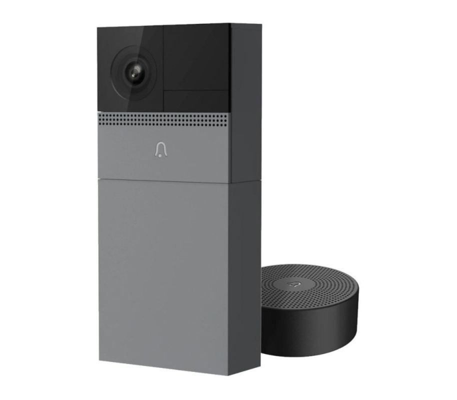 Sonerie video wireless pe baterii, 1080p, aplicatie mobila si senzor PIR, Laxihub B1