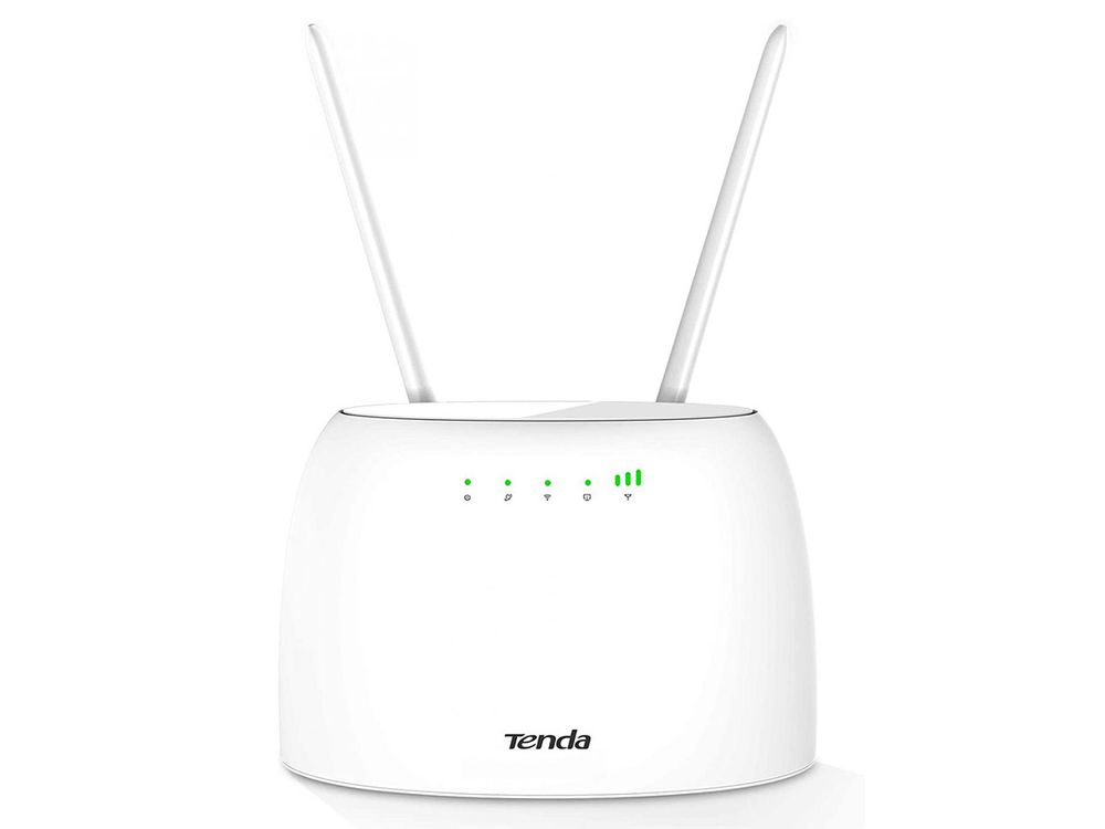Router 4G LTE cu cartela SIM Tenda 4G06, 2,4 Mhz, 300Mbps, 2 porturi, 2 antene