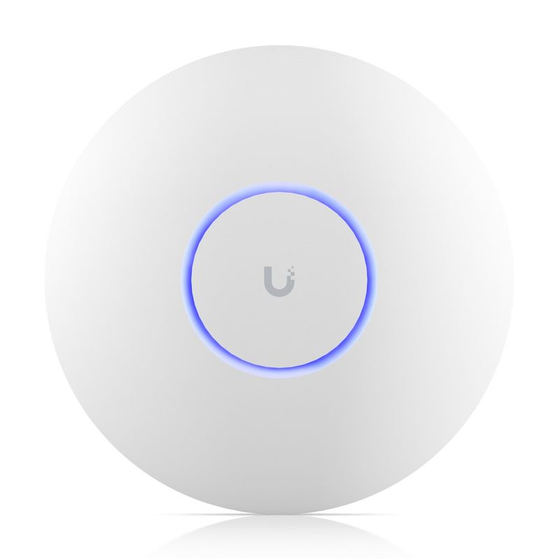 Access Point Ubiquiti UniFi, WiFi 7, Tri-band, 2.5 GbE, 5765 Mbps, PoE+, montaj perete/tavan, 300+ utilizatori, U7-PRO
