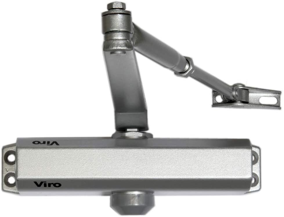 Amortizor cu brat VIRO, cu pinion si cremaliera pentru usi de 85kg si 110cm 128.13.1.212