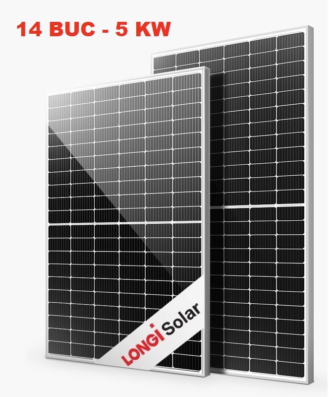 Pachet 14 panouri solare Longi 360W (5 KW) LR4-54HPH-360M