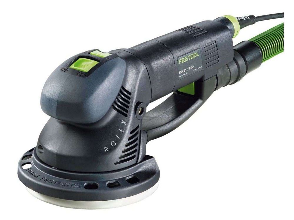 Slefuitor cu excentric Rotex, Festool RO 150 FEQ, 3300-6800 RPM, sistem FastFix, cablu 4m, accesorii, 575066