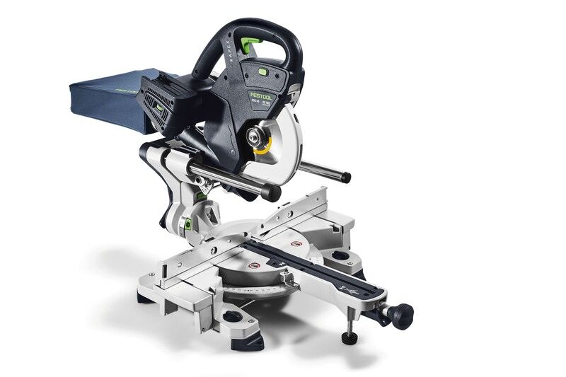 Fierastrau circular stationar Festool KAPEX KSC 60 EB Basic, cu sanie si acumulator dublu, motor fara perii, 577775