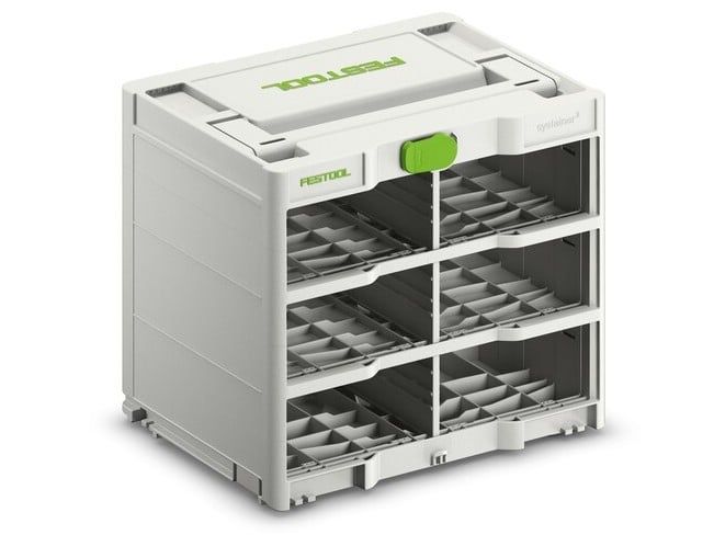 Organizator scule Festool, 6 module, 396x 296x 330mm, sarcina 40kg, 577807