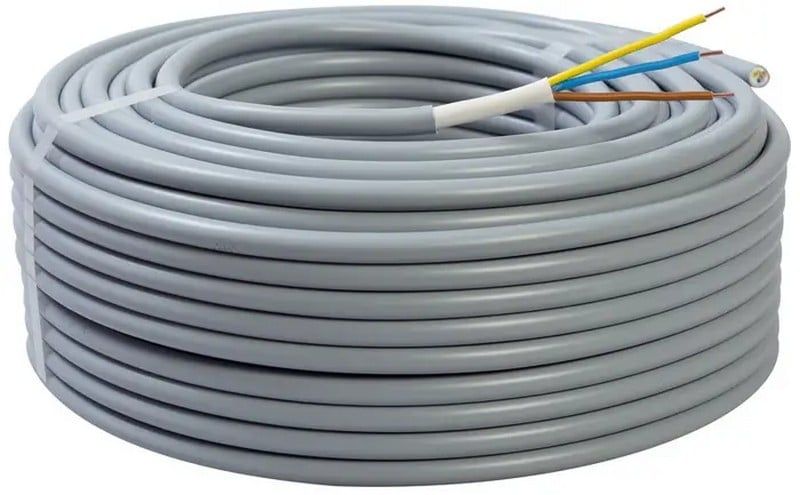 Cablu cupru cu izolatie si manta de PVC pentru tensiuni de 0,6 /1 KV, rola 100m, CYYF5X6