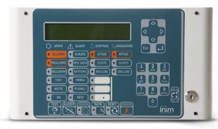 Repetor pentru centralele INIM SmartLine panou LCD, SmartLetUSee/LCD-Lite