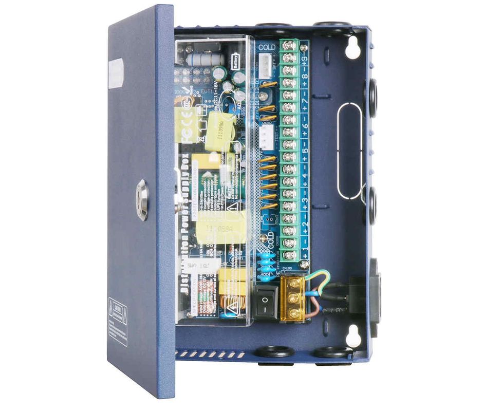 Sursa alimentare 9 canale, 12V, 10A, 120W, Safer SAF-XZU120-12-9