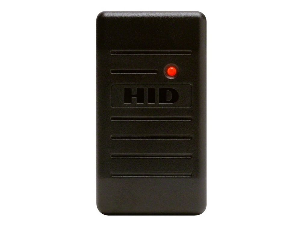 Cititor de proximitate pentru carduri RFID 125 khz, cu iesire Wiegand, LED, 5-16 VDC, policarbonat UL 94, HID 6005 PROX POINT PLUS