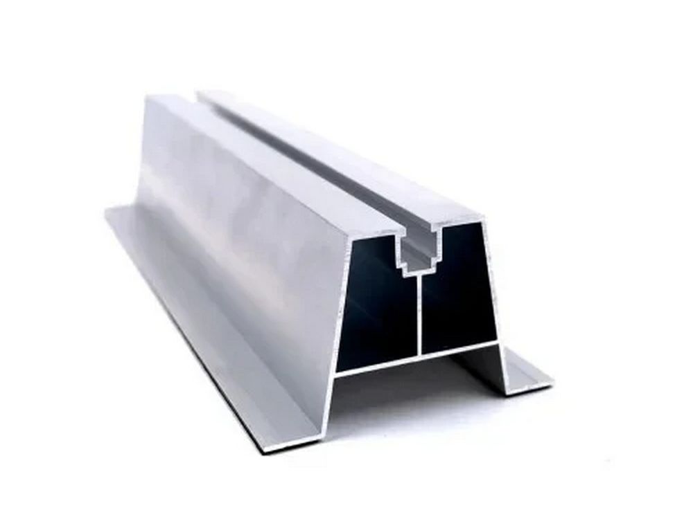 Sina mini-rail tip H din aluminiu, lungime 3650mm, 655SM40X360
