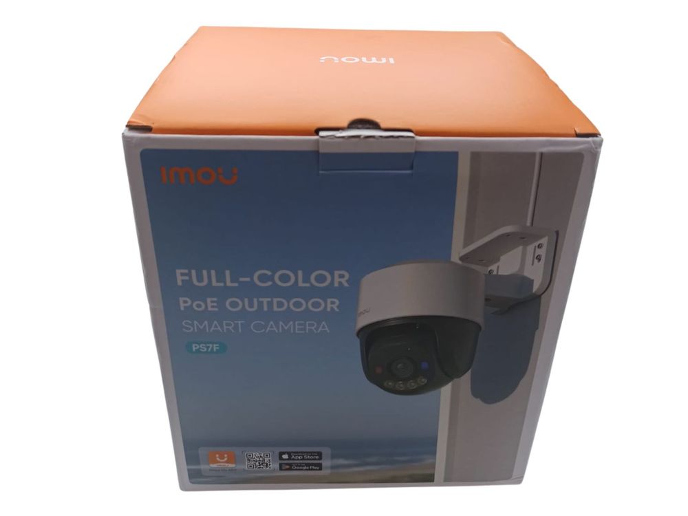 [RESIGILAT] Camera Imou PS7F, IPC-PS7FP-5M0-R1, 5MP, PoE, Iluminare duala 30m, Rotire si inclinare din aplicatie, detectie AI, Alarma vizuala si acustica, lumini rosu-albastru