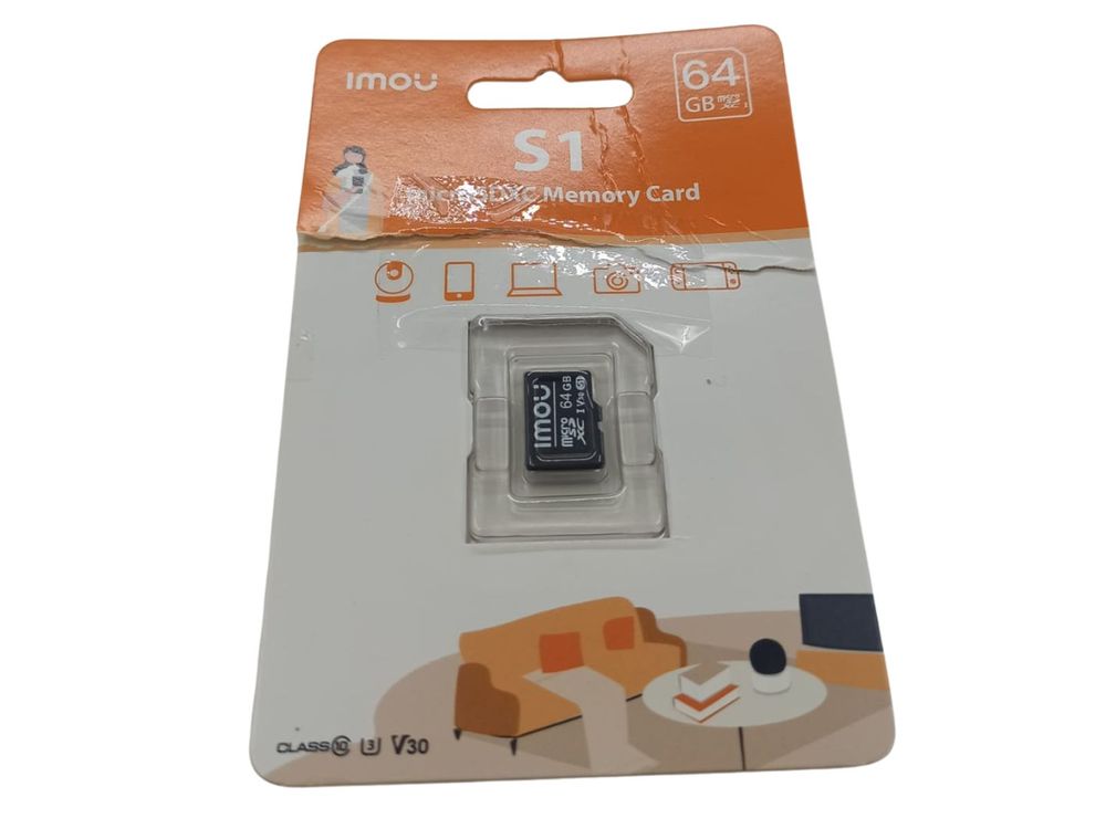 [RESIGILAT] Card MicroSD, 64GB, Clasa 10, citire 95 Mbps, scriere 38 Mbps, IMOU, MICROSD64-IMOU-R1