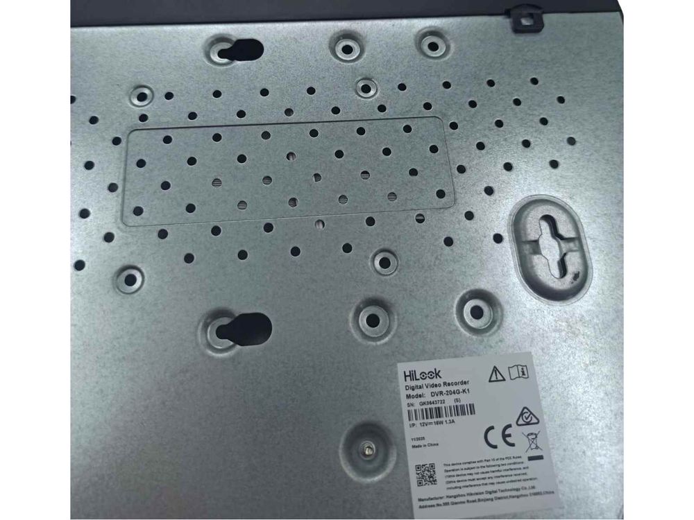 [RESIGILAT] DVR 4 canale Hikvision HiLook DVR-204G-K1(S)-R1, 2MP Lite, HDTVI, 4x analog + 1 IP, suporta HDD pana la 4TB