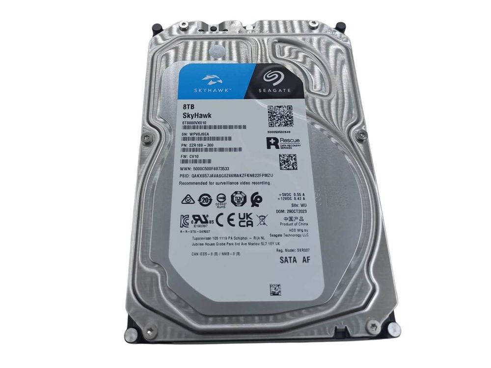 [RESIGILAT] Hard Disk 8 Terra Bytes Seagate HDD 8 TB, 3.5, cache 256MB, pentru supraveghere video, ST8000VX010-R2