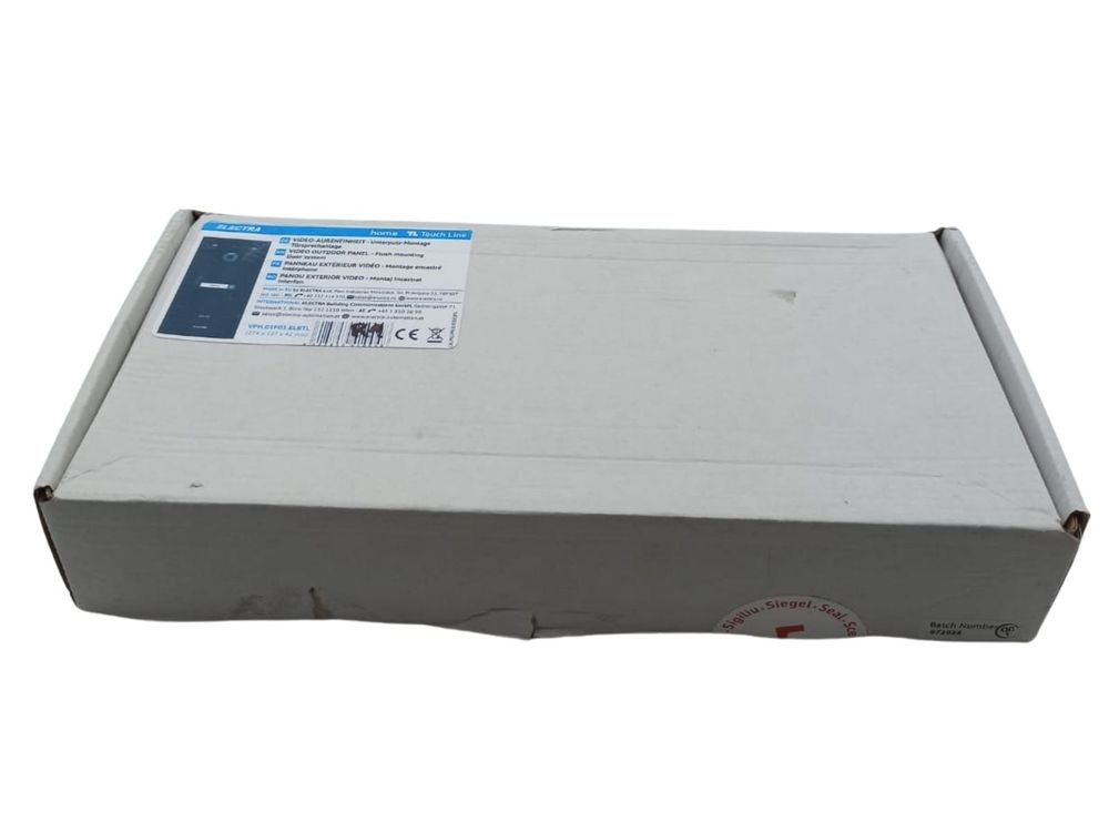 [RESIGILAT] Post exterior videointerfon, 1 familie, negru, montaj incastrat, Electra VPH.01F03.ELBTL-R1