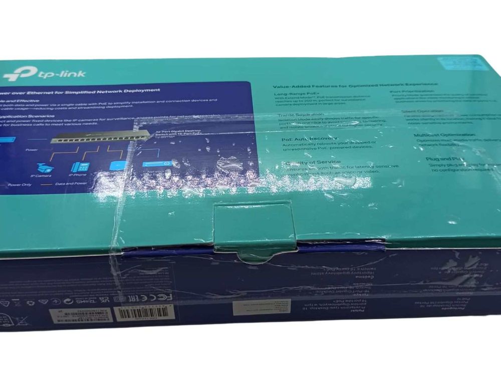 [RESIGILAT] Switch Gigabit Tp-Link Omada TL-SG116P-R1, 16 Porturi PoE+, 120W, Extend Mode