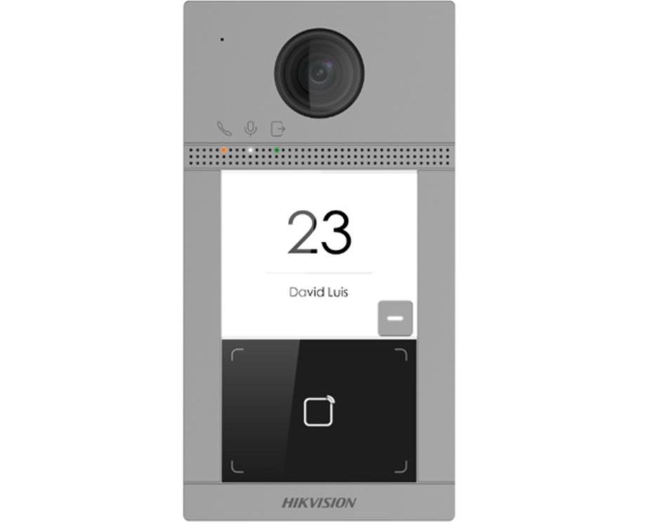 [RESIGILAT] Videointerfon FULL HD, 1 familie, control acces, Wireless, aplicat, Hikvision, DS-KV8113-WME1(C)-R1