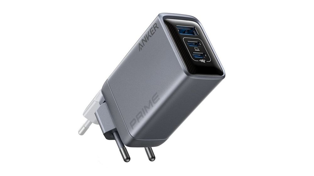 Incarcator pentru laptop, telefon si alte dispozitive, Anker Prime A2688341, 100W, 2x USB-C, 1x USB-A, GaN