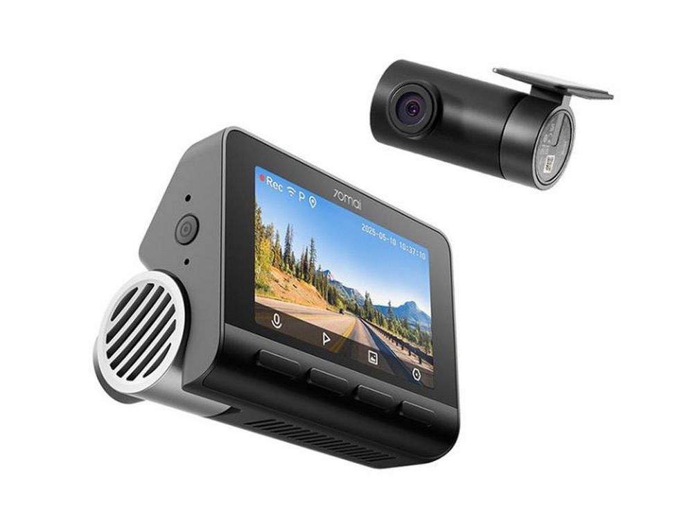 Camera auto fata spate 70mai A810S-2, 4K+1080P, Sony Starvis 2, GPS, ADAS, HDR, slot SD, microfon si difuzor, cu supercapacitor