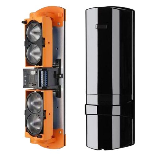 Bariera fotoelectrica pentru perimetrare exterioare Gard / hala, baza pe impulsuri IR, de exterior, pana la 250m, ABH-250L