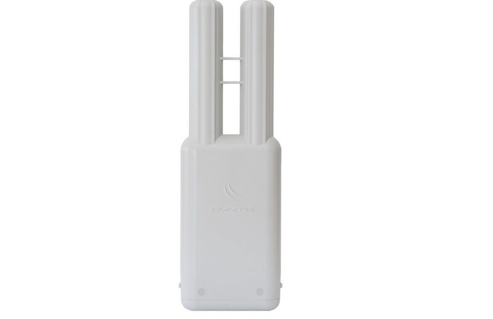 Acces Point wireless OmniTIK, 2 antene omnipolarizate, 5 porturi Ethernet, USB, PoE, Mikrotik RBOMNITIKUPA-5HND