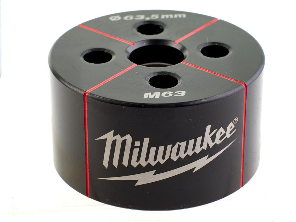 Accesoriu stantare Milwaukee DIE M 63, pentru otel moale, inoxidabil si aluminiu, 4932430921