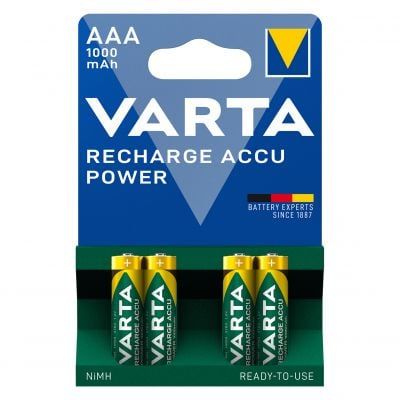 Acumulatori reincarcabili Varta AAA, Ni-MH 1.2V 1000 mAh VAR-R3-AAA