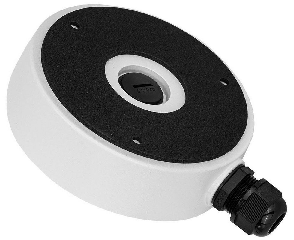 Doza jonctiune pentru camere de supraveghere, Tiandy, diametru 139mm, grosime 39mm, metal alb, TC-P54BM-V3_V2.0