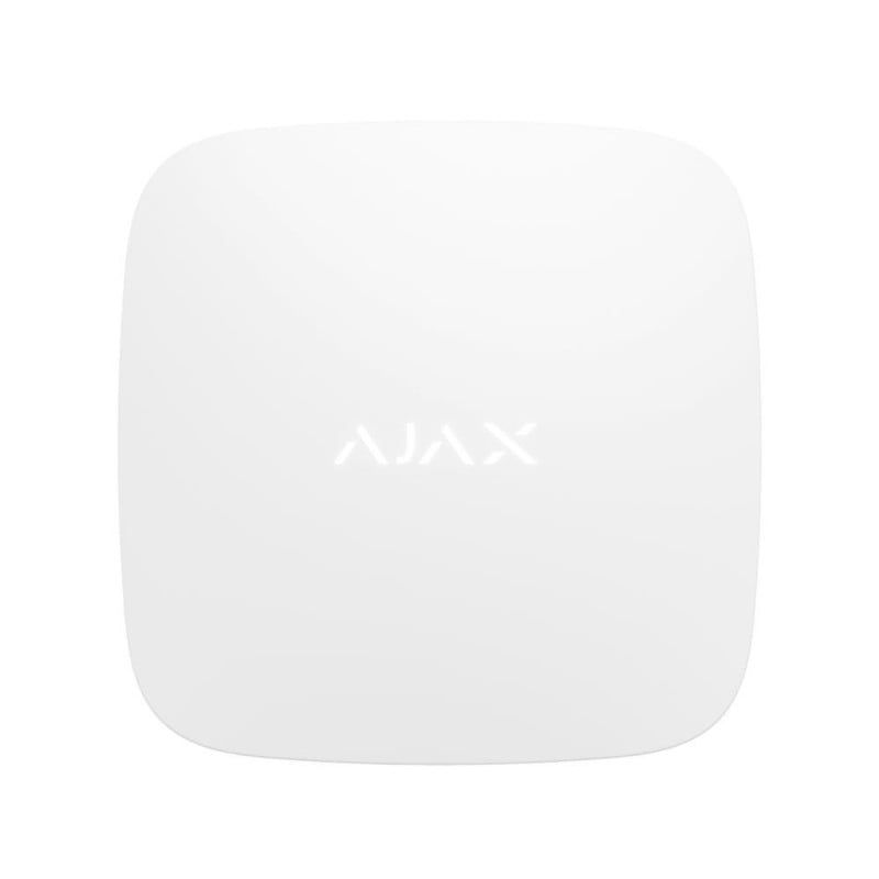Detector de inundatie AJAX LEAKSPROTECT WH, raza comunicare 1300m, alimentare pe baterii 2x AAA, IP65