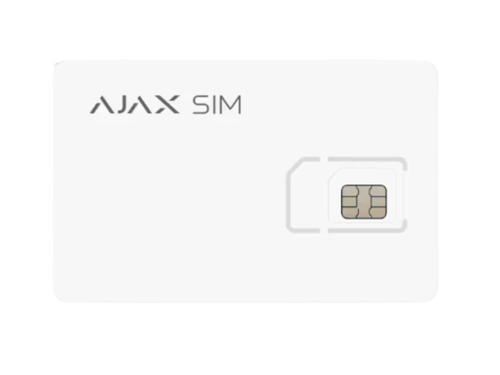Cartela SIM roaming pentru centrale de alarma Ajax, preinstalata, preactivata, selectie automata retea, 2G, transmitere alarme, Ajax-SIM