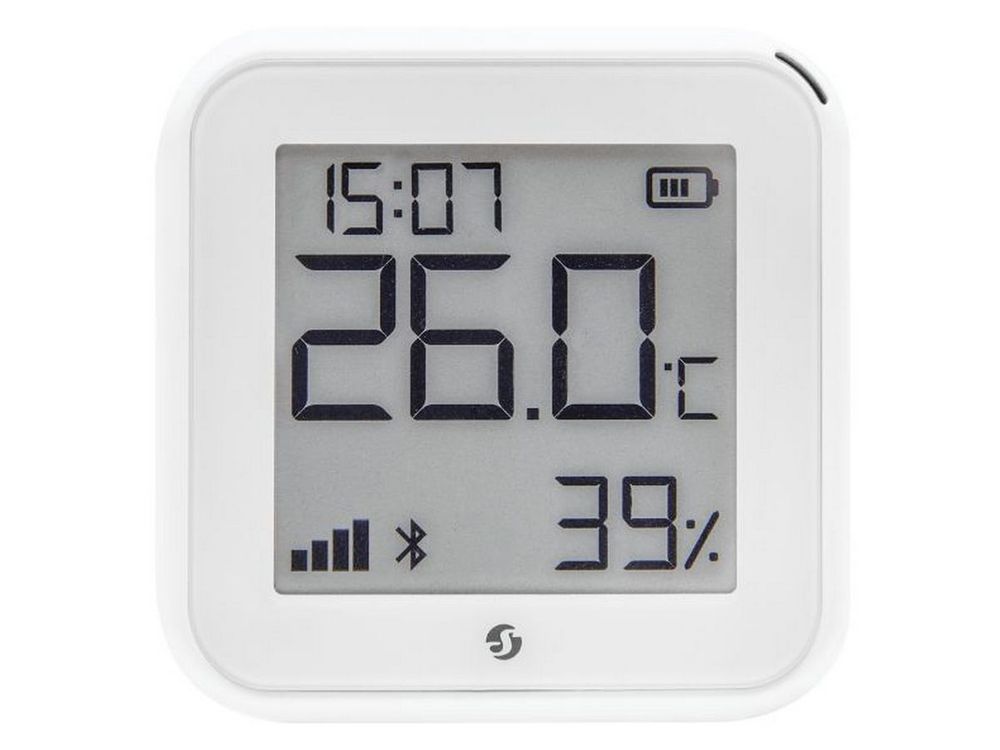 Senzor de temperatura si umiditate Shelly ALL-KIE-PLUSHTW-GEN3, Wi-Fi, USB Type C, baterii 1.5V AA, montaj perete, alb