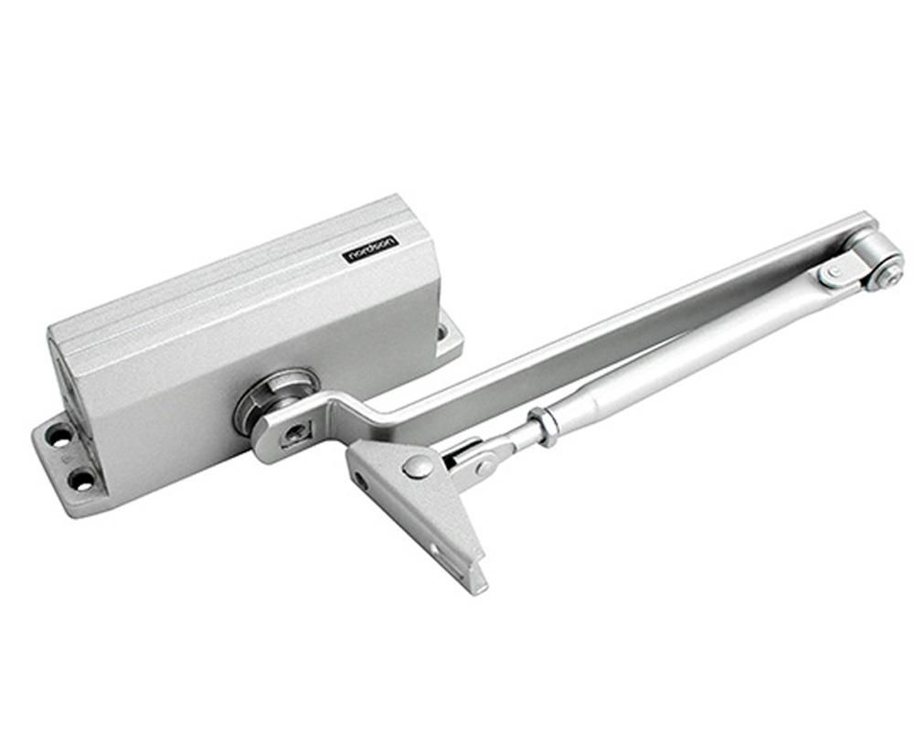 Amortizor hidraulic cu brat pentru usi de 25-45kg, aluminiu, deschidere usa 180°