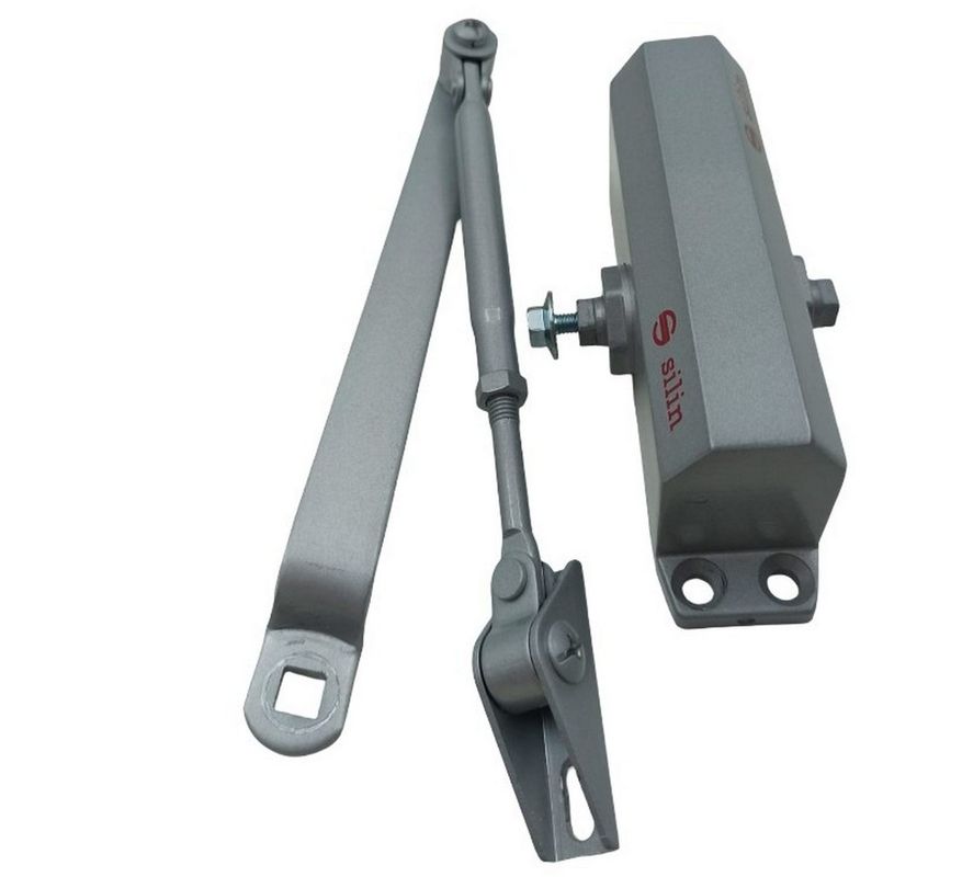 [RESIGILAT] Amortizor hidraulic cu brat pentru usi de 25-45kg, cu blocare, SA-5012AD-sv-R1