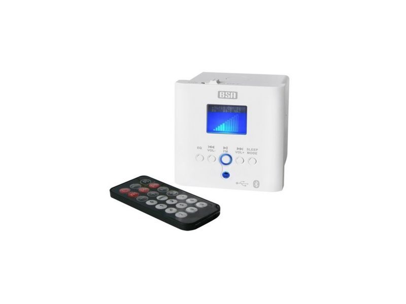 Amplificator 2x20W cu player MP3 si Bluetooth si tunner FM cu montaj in doza
