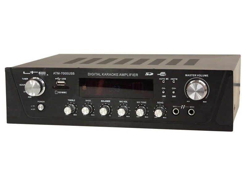 Amplificator 2x25W cu Tunner SD si USB Player