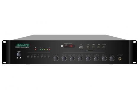 Amplificator PA 120W cu mixer, 6 zone, USB/SD/Tuner, intrari 2Mic si 3Line, 100V, MP212U