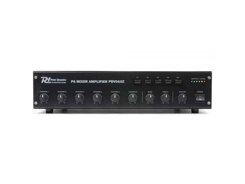 Amplificator public adress 4 zone  240W 100V