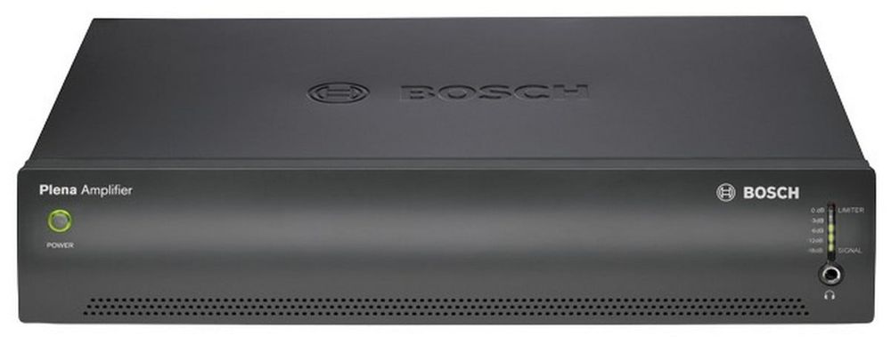 Amplificator cu mixer PA 100V Bosch Plena PLE-1P240-EU, 240W, XLR/AUX, impedanta 8 ohm, montabil in rack