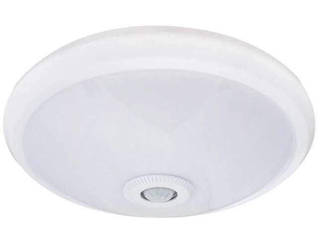 Senzor de miscare si kit de emergenta tip aplica LED SMD, 15W, lumina alba rece 6000-6500K, aluminiu si plastic, IP20, AP15WSMKE