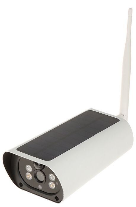 [RESIGILAT] Camera 4G / LTE  cu Panou Solar 1.6W, Full Color, LED 25m, 2MP Full HD, 3.6mm, Microfon si difuzor, Tuya, Safer CAM4GSOLTU-R